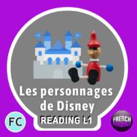 Les personnages de Disney