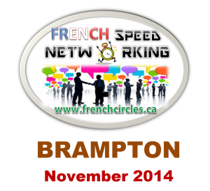 French Speed Networking Brampton (November) - Niveau Intermédiaire