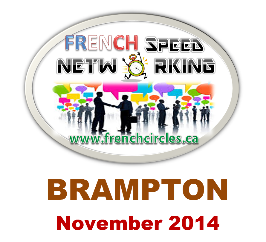 french circles french speed Networking Brampton (November) - Niveau Intermédiaire