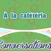 À la cafétéria