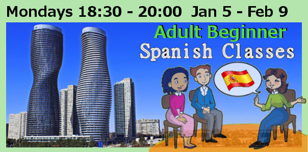 Adult Beginner Spanish Classes January 5
