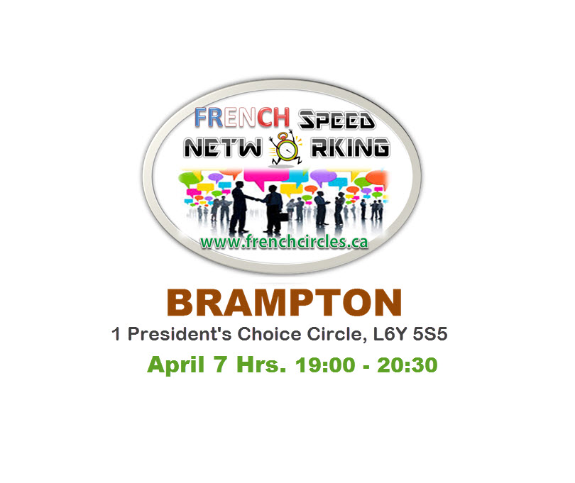 French Speed Networking Brampton April 07