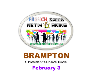 french circles french speed networking Brampton February 2015 Maya Evia
