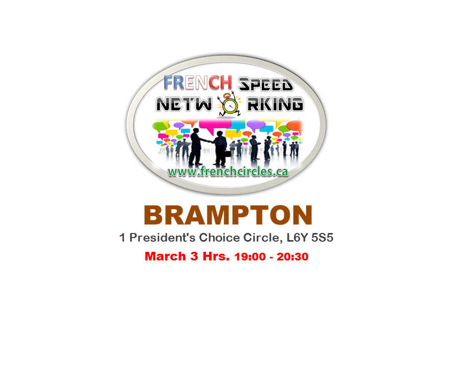 French Speed Networking Brampton Mar 03