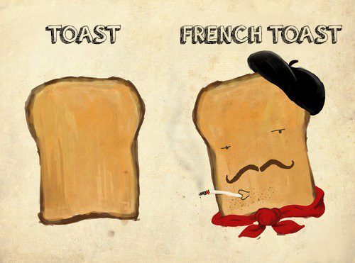 French Circles Funny Images French Toast