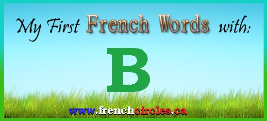 First French Words with B