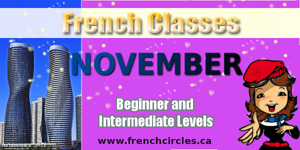 French Circles Courses for beginners and intermediates November