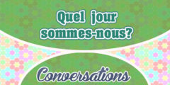 Quel jour sommes-nous?