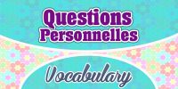 Questions Personnelles