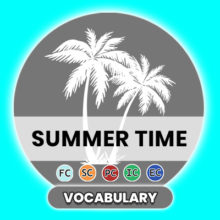 French Summer Vocabulary