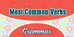 Most Common French Verbs  (Part 1)