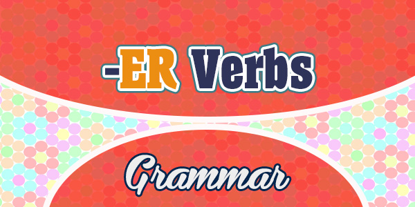 Sentences with ER verbs Frenchcircles