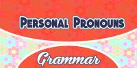 Personal pronouns