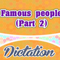 Célébrités – Famous people (Part 2)