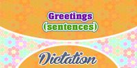 French Greetings (Sentences)