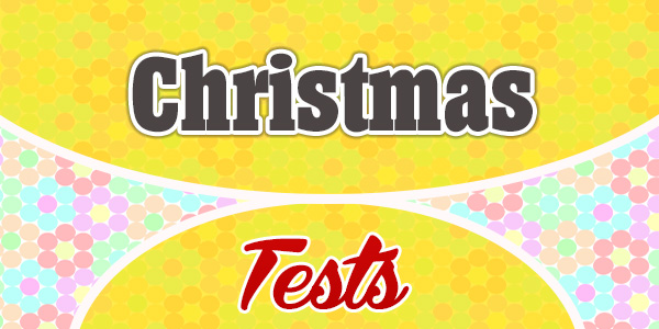 Christmas French Test