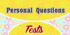 Personal Questions French Test
