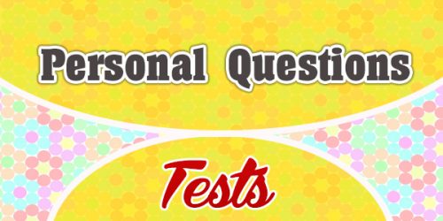 Personal Questions French Test