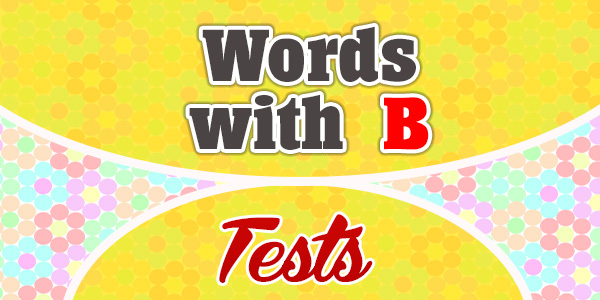 Words with B French Test