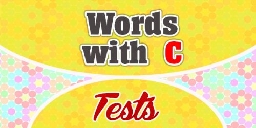 Words with C French Test