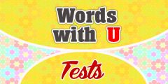 Words with U French Test