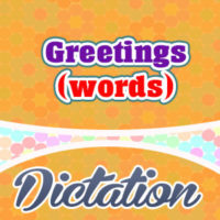 French greetings dictation practice