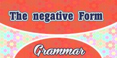 The Negative Form