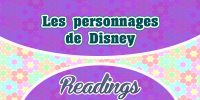 Les personnages de Disney