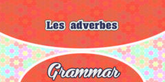 Les adverbes