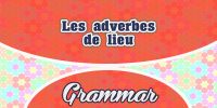 Les adverbes de lieu