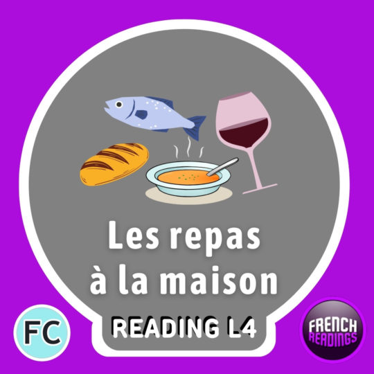 Les repas à la maison