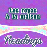 Les repas à la maison