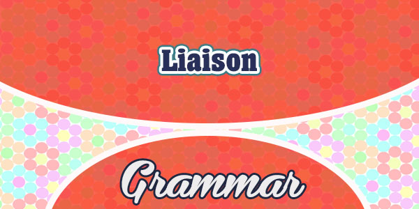 French Liaison Grammar