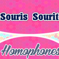 Homophones Souris Sourit