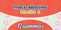 French Adjectives Practice 2