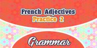 French Adjectives Practice 2