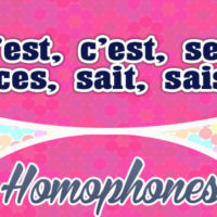 Homophones s’est, c’est, ses, ces, sait, sais