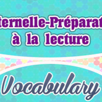Maternelle-Préparation à la lecture
