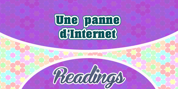 Une panne d’internet