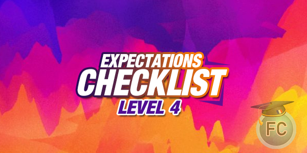 Expectations Checklist Level 4