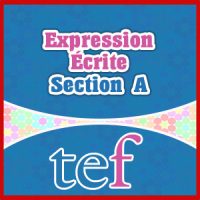TEF Expression Écrite Section A