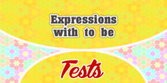 French expressions with to be (Test)