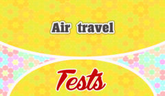 Air travel French Test