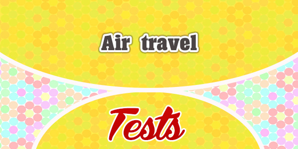 Air travel French Test