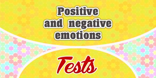 Positive and negative emotions French Test