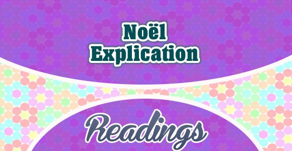 Noël - explication - French Readings