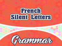 French Silent Letters