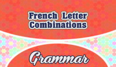French Letter Combinations