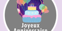 Joyeux Anniversaire