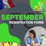 September Registration form